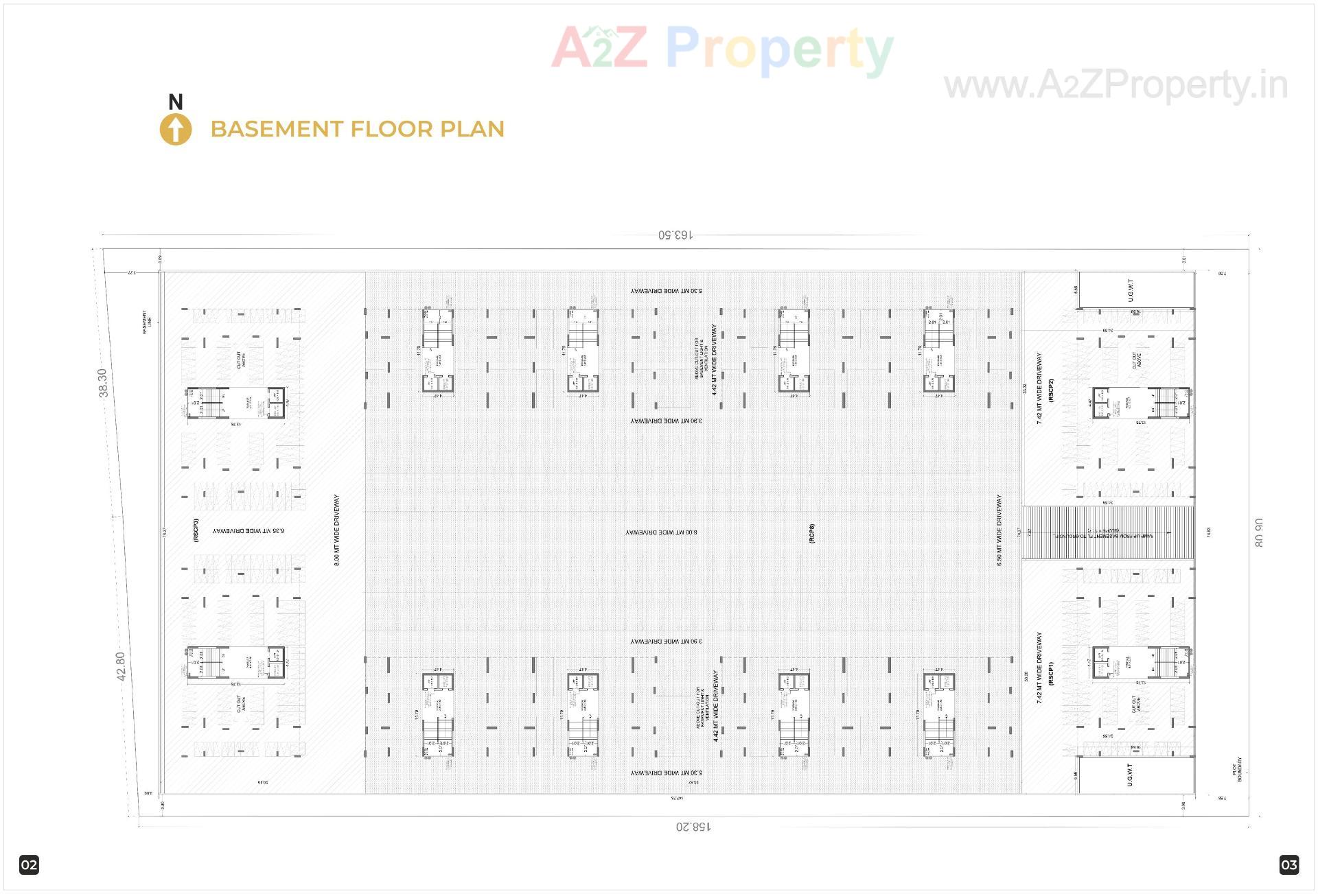 Layout of real estate project Rameshwaram Ivaan located at Palanpor, Surat, Gujarat