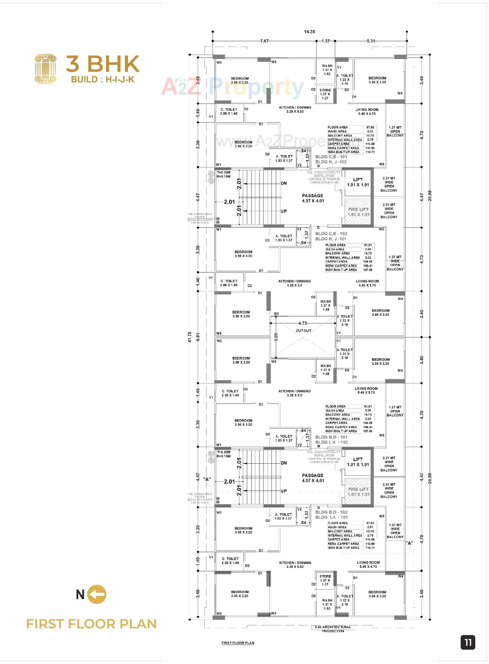 Layout of real estate project Rameshwaram Ivaan located at Palanpor, Surat, Gujarat