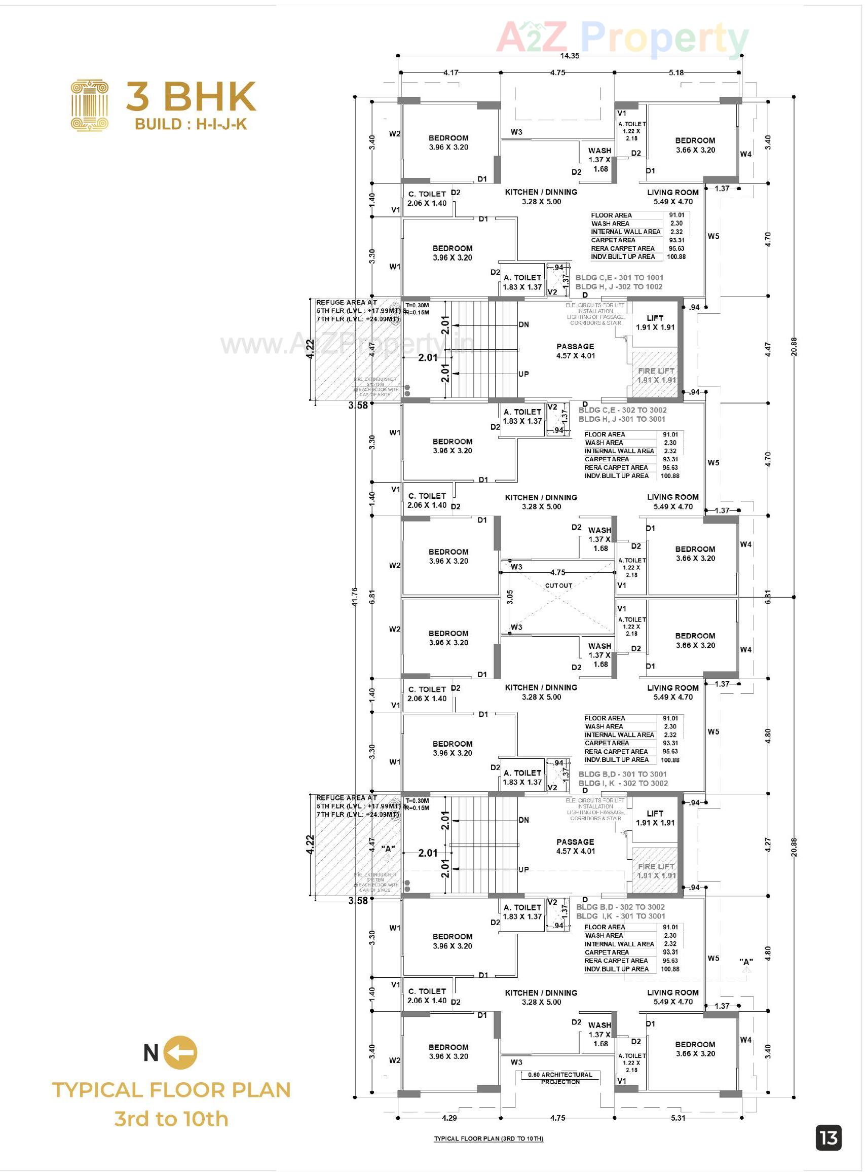 Layout of real estate project Rameshwaram Ivaan located at Palanpor, Surat, Gujarat
