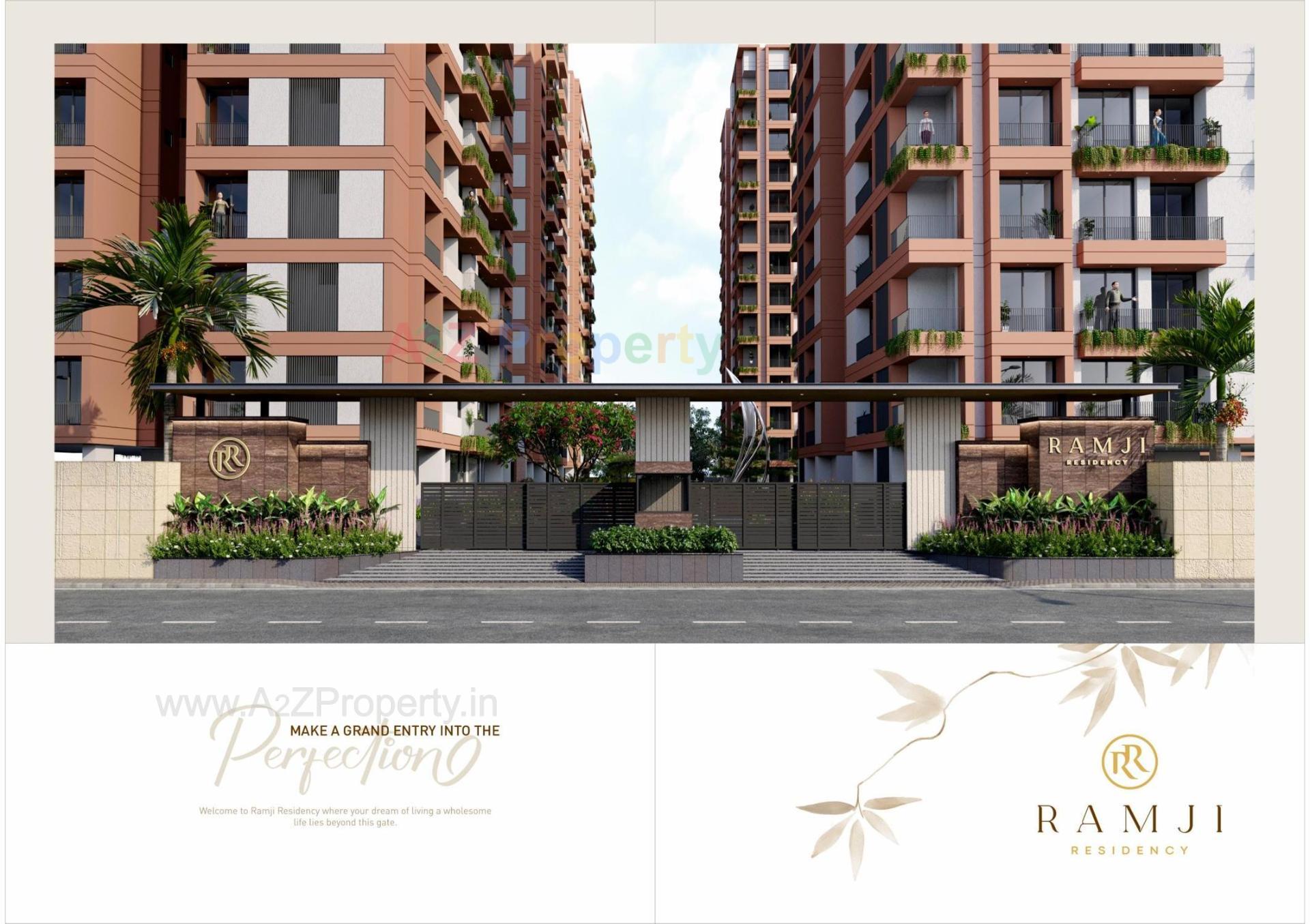 3D Elevation of real estate project Ramji Residency located at Jahangirabad, Surat, Gujarat