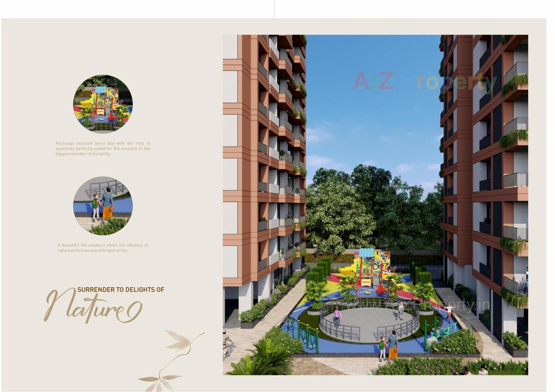 3D Elevation of real estate project Ramji Residency located at Jahangirabad, Surat, Gujarat