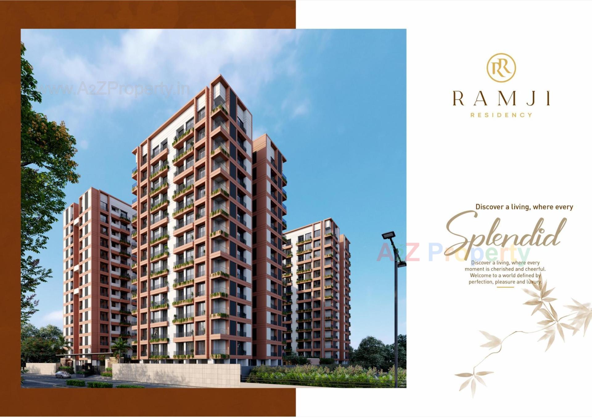 3D Elevation of real estate project Ramji Residency located at Jahangirabad, Surat, Gujarat