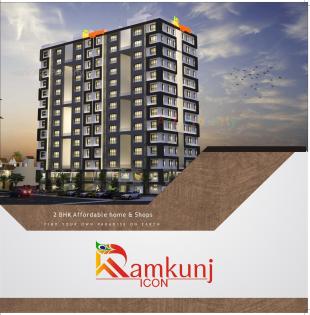 Elevation of real estate project Ramkunj Icon located at Jiav, Surat, Gujarat