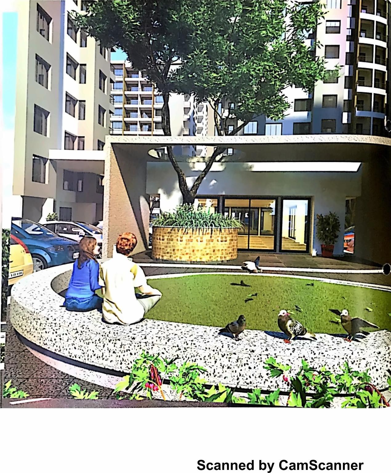 3D Elevation of real estate project Rang Raag Residency located at Jahangir-pura, Surat, Gujarat