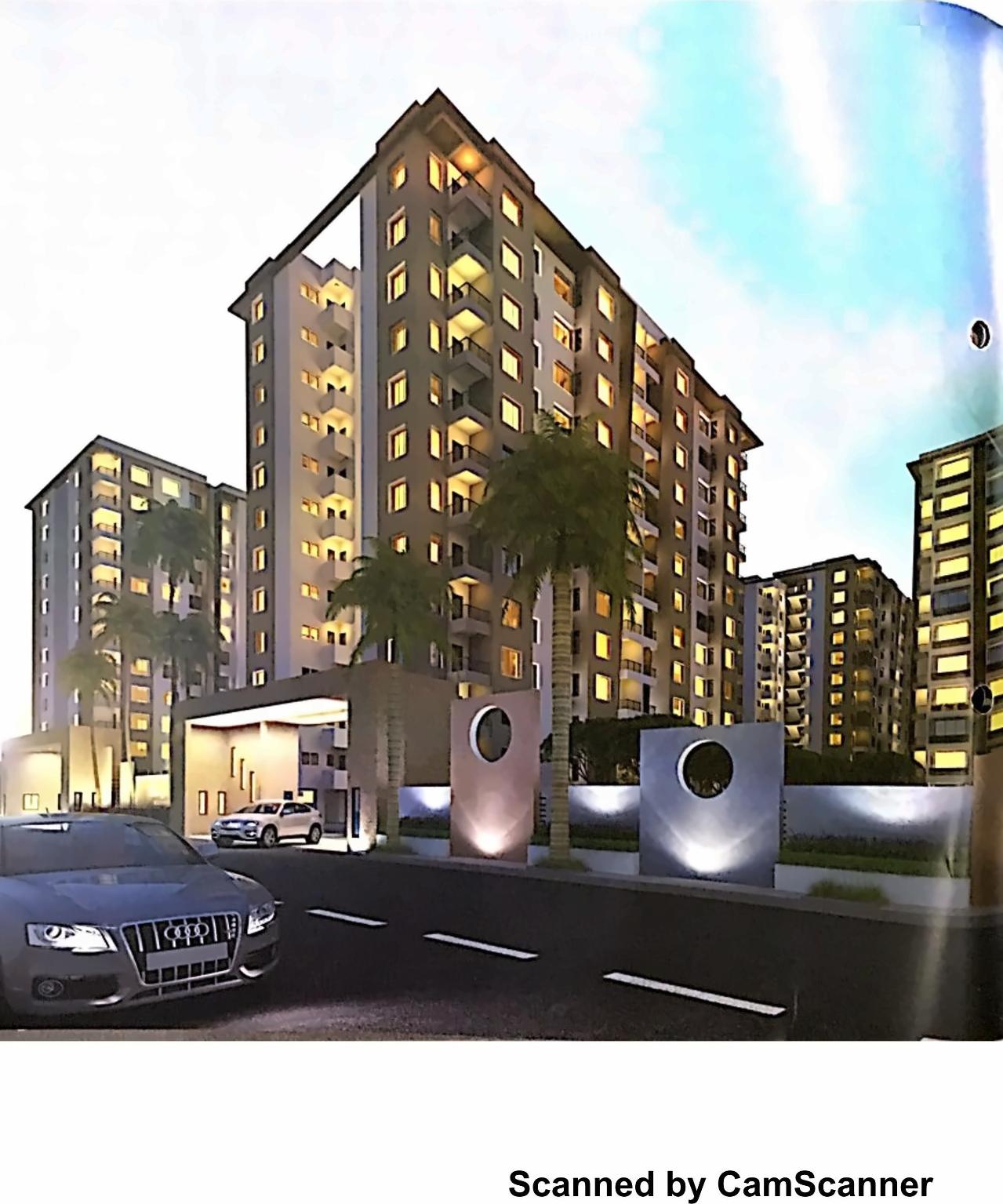 3D Elevation of real estate project Rang Raag Residency located at Jahangir-pura, Surat, Gujarat