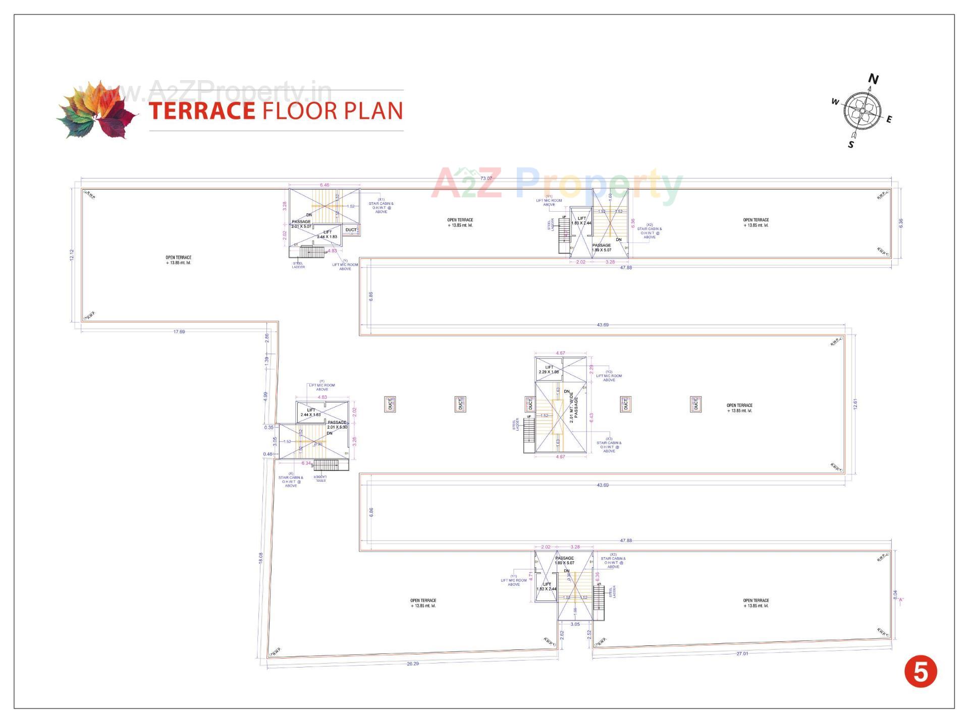 Layout of real estate project Rangila  Park located at Mo, Surat, Gujarat