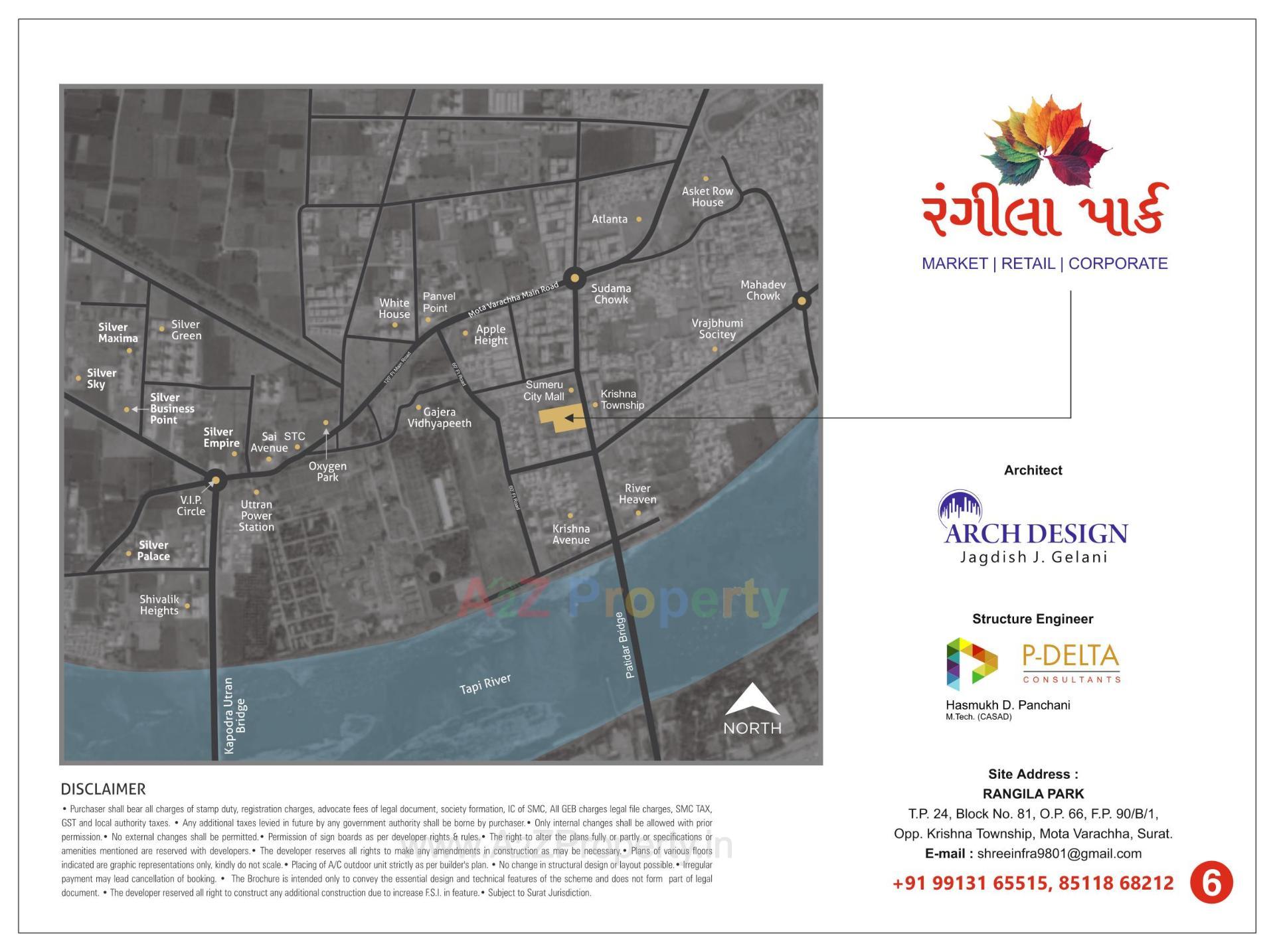  of real estate project Rangila  Park located at Mo, Surat, Gujarat