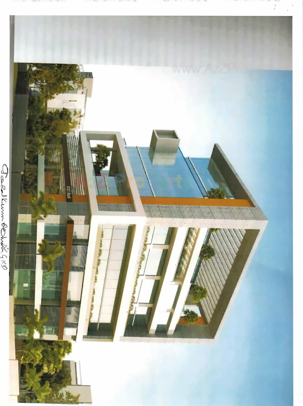 3D Elevation of real estate project Reegus Business Centre located at Bharthana, Surat, Gujarat