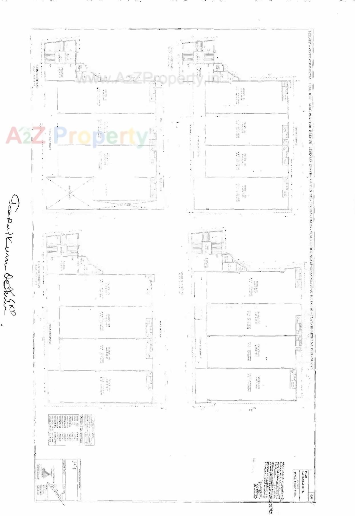  of real estate project Reegus Business Centre located at Bharthana, Surat, Gujarat