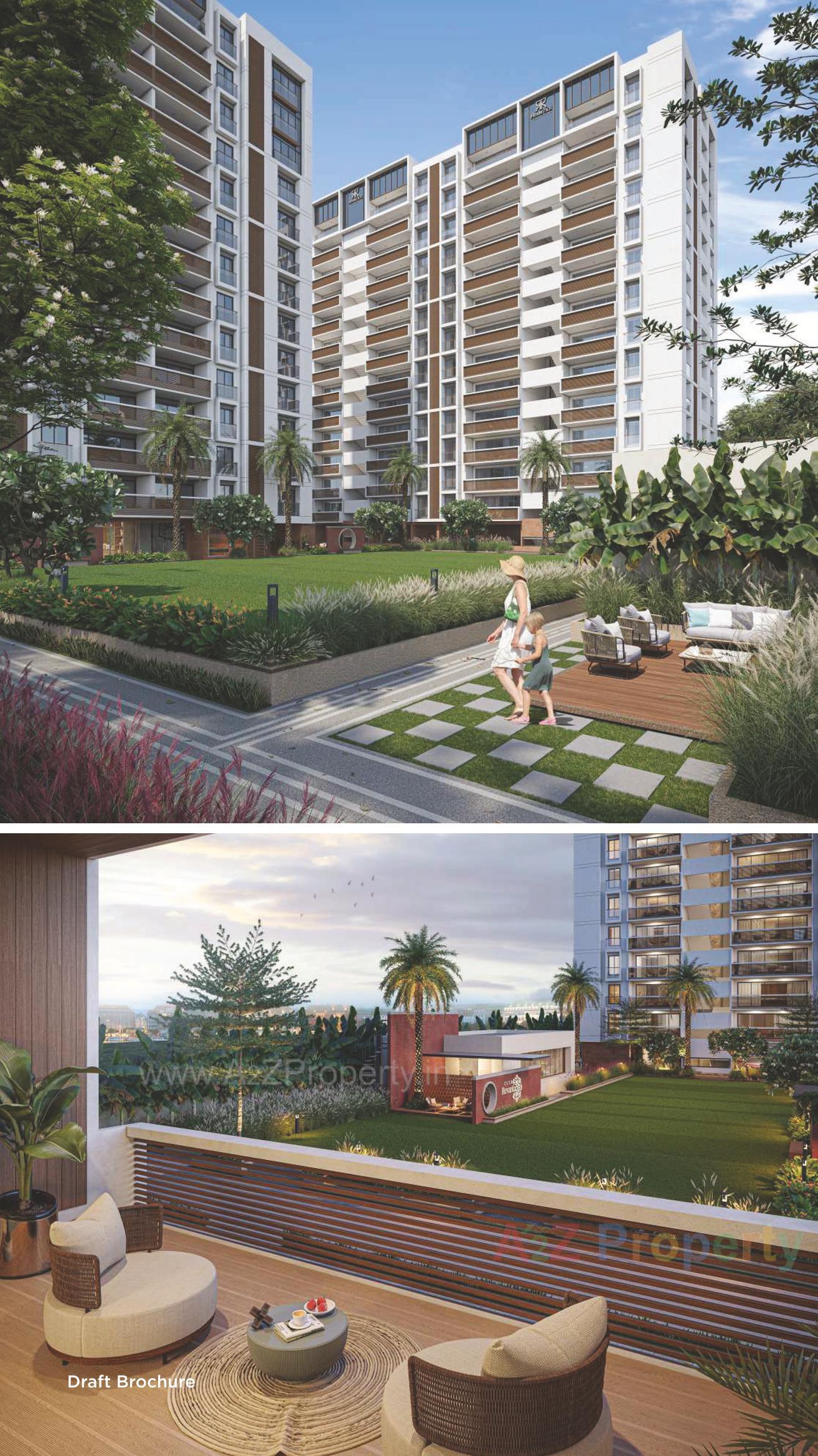 3D Elevation of real estate project Revanta located at Vesu, Surat, Gujarat