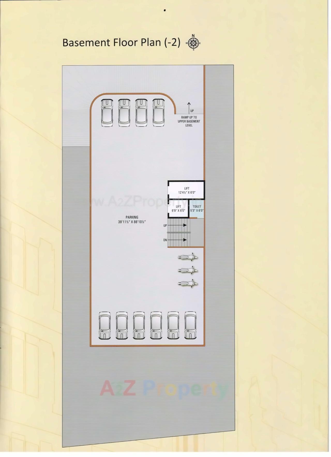 Layout of real estate project Rexona located at Laladarvaja, Surat, Gujarat