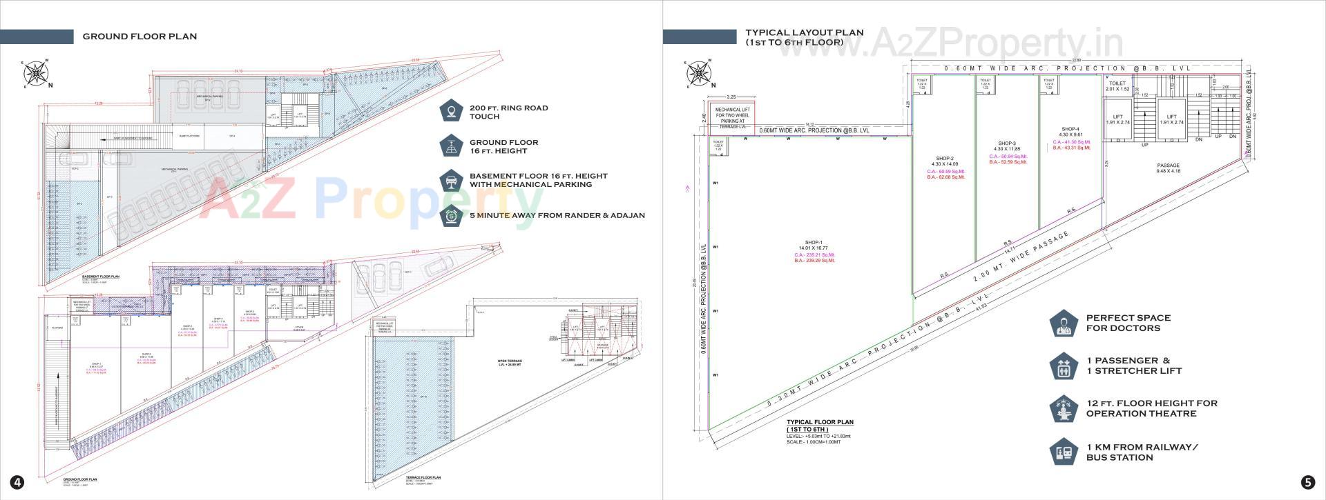 of real estate project Rhythm House located at Lal Darwaja, Surat, Gujarat
