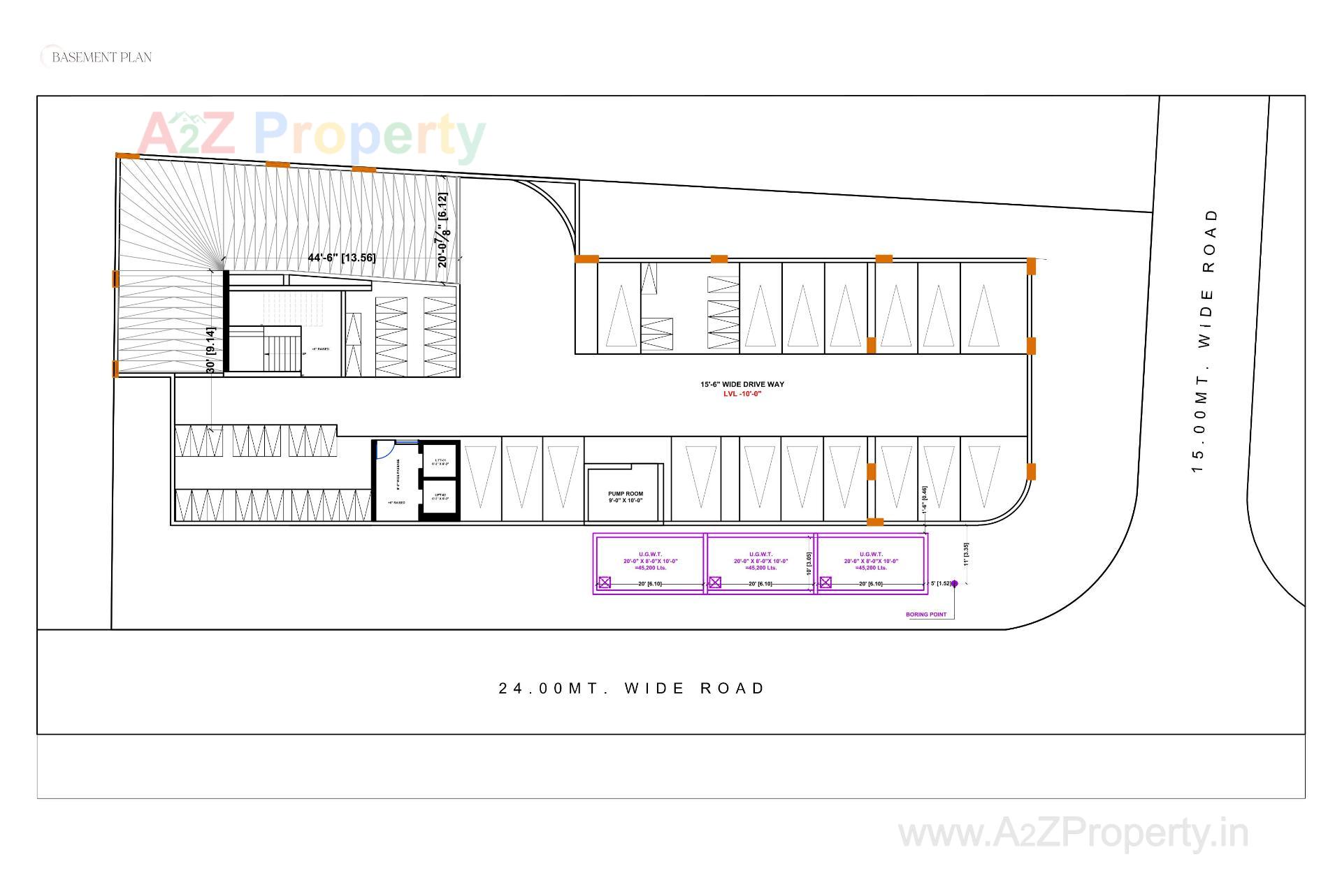 Layout of real estate project Riona located at Surat, Surat, Gujarat