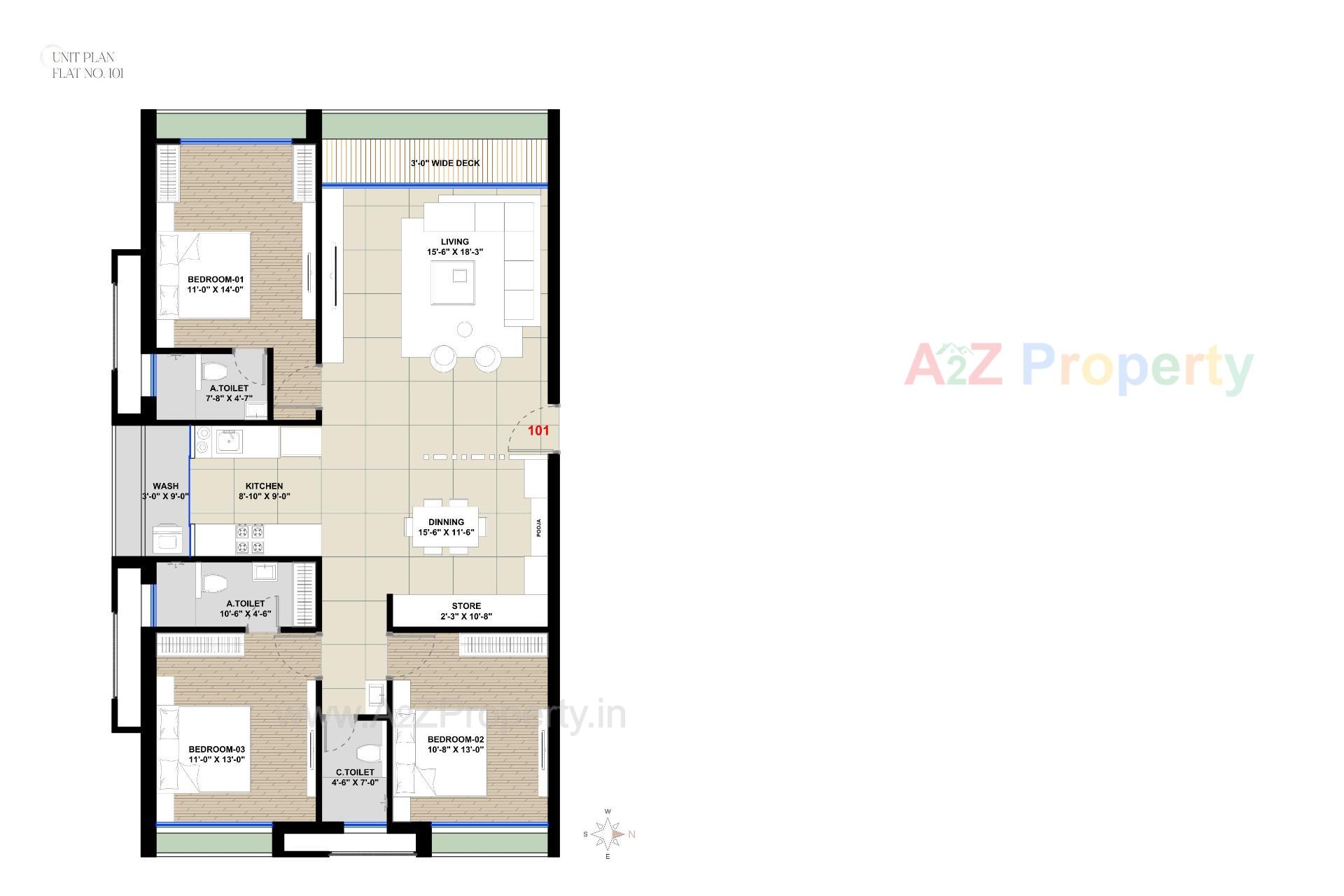 Layout of real estate project Riona located at Surat, Surat, Gujarat