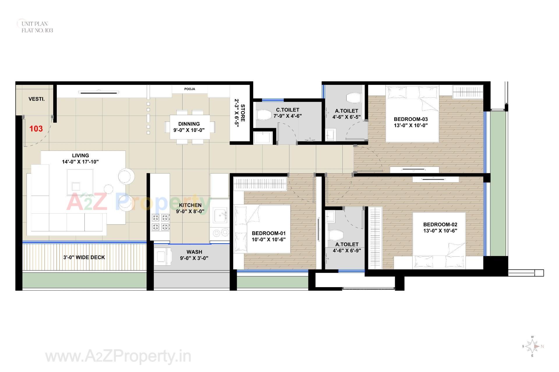 Layout of real estate project Riona located at Surat, Surat, Gujarat