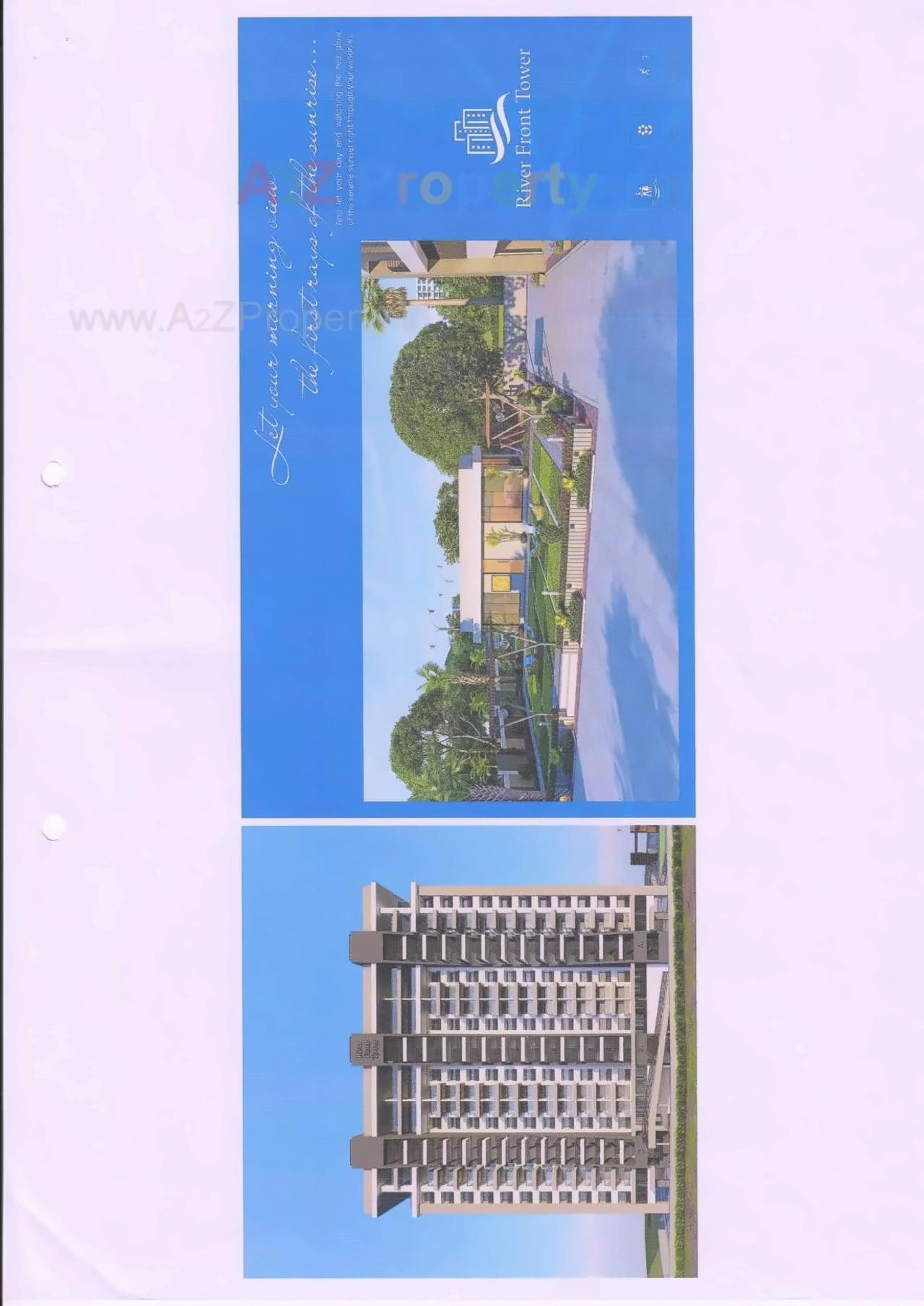  of real estate project River Front Tower located at Adajan, Surat, Gujarat