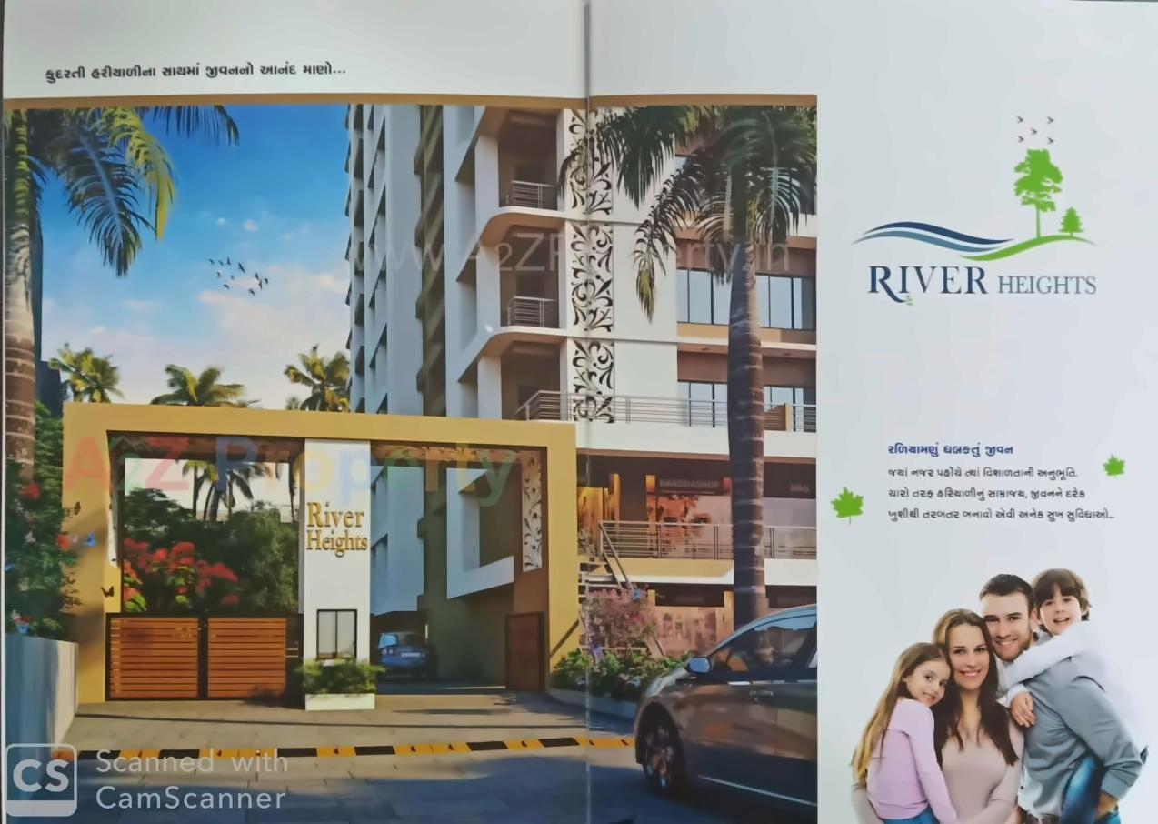 3D Elevation of real estate project River Heights located at Surat, Surat, Gujarat