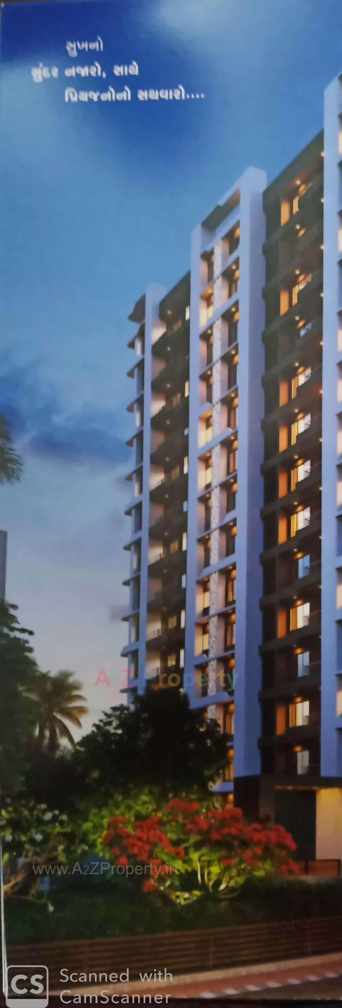 3D Elevation of real estate project River Heights located at Surat, Surat, Gujarat