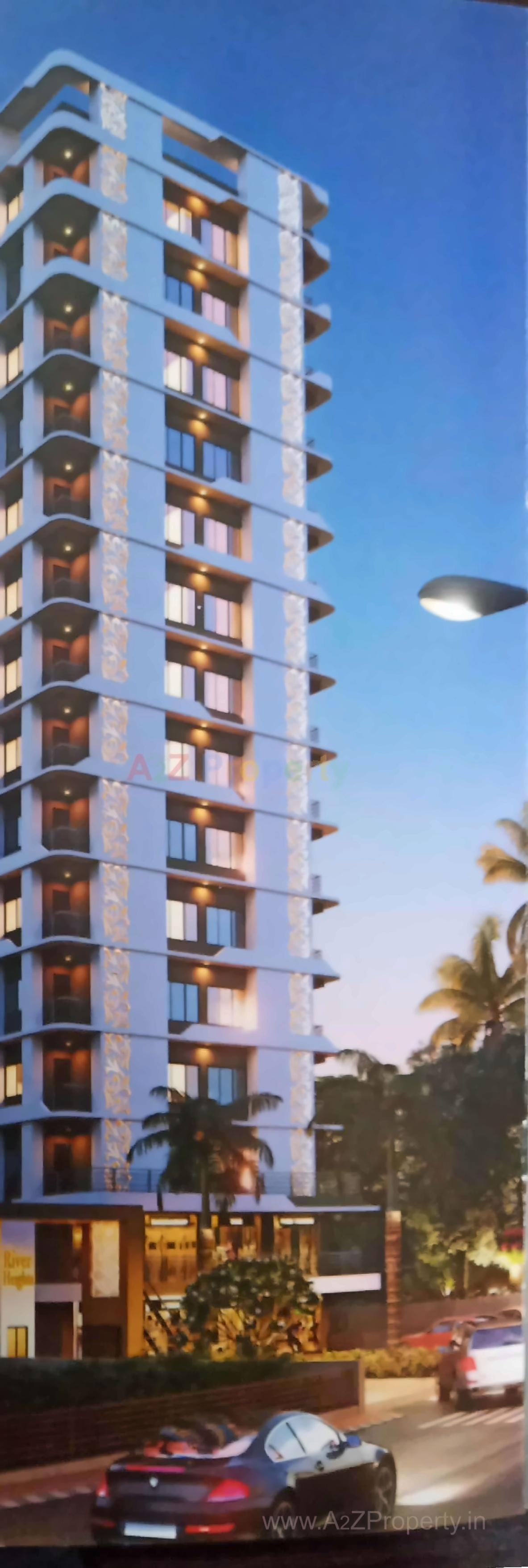 3D Elevation of real estate project River Heights located at Surat, Surat, Gujarat