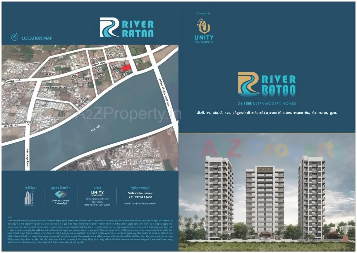  of real estate project River Ratan located at Mo, Surat, Gujarat