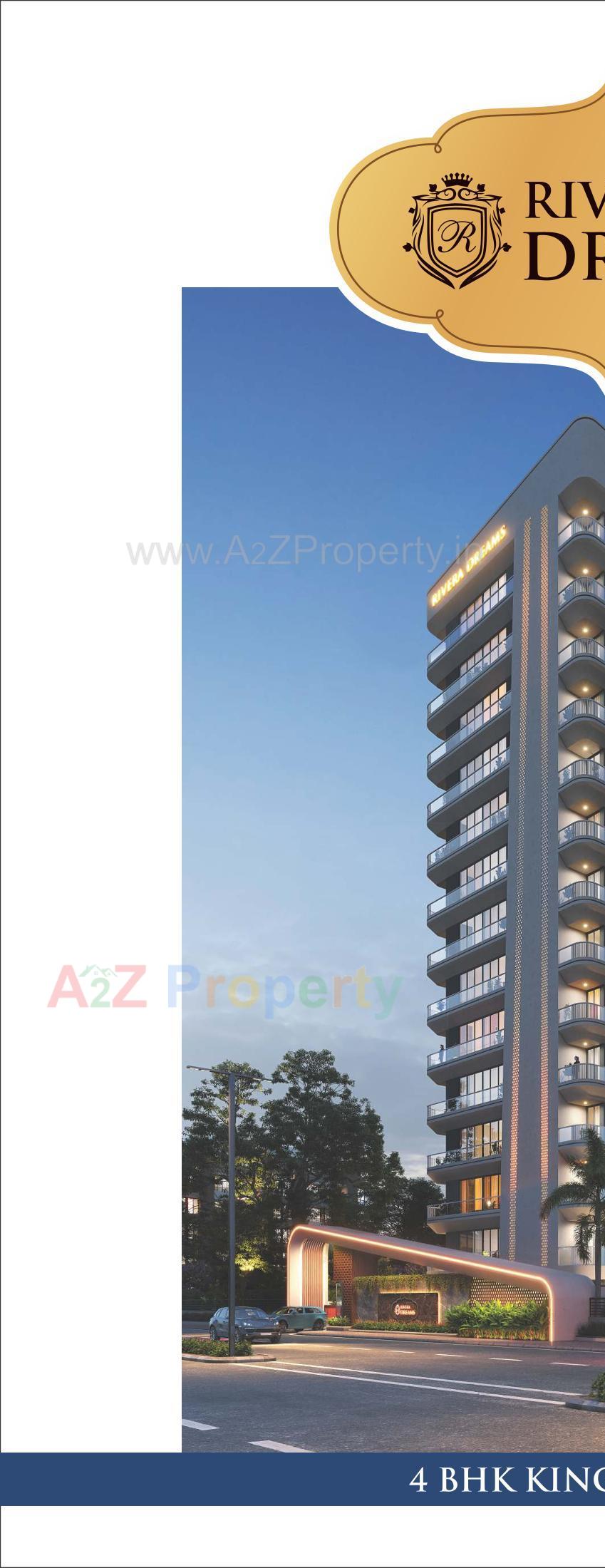 3D Elevation of real estate project Rivera Dreams located at Surat, Surat, Gujarat