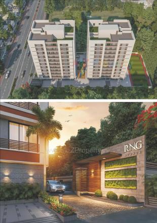 Elevation of real estate project Rng Avenue located at Pal, Surat, Gujarat