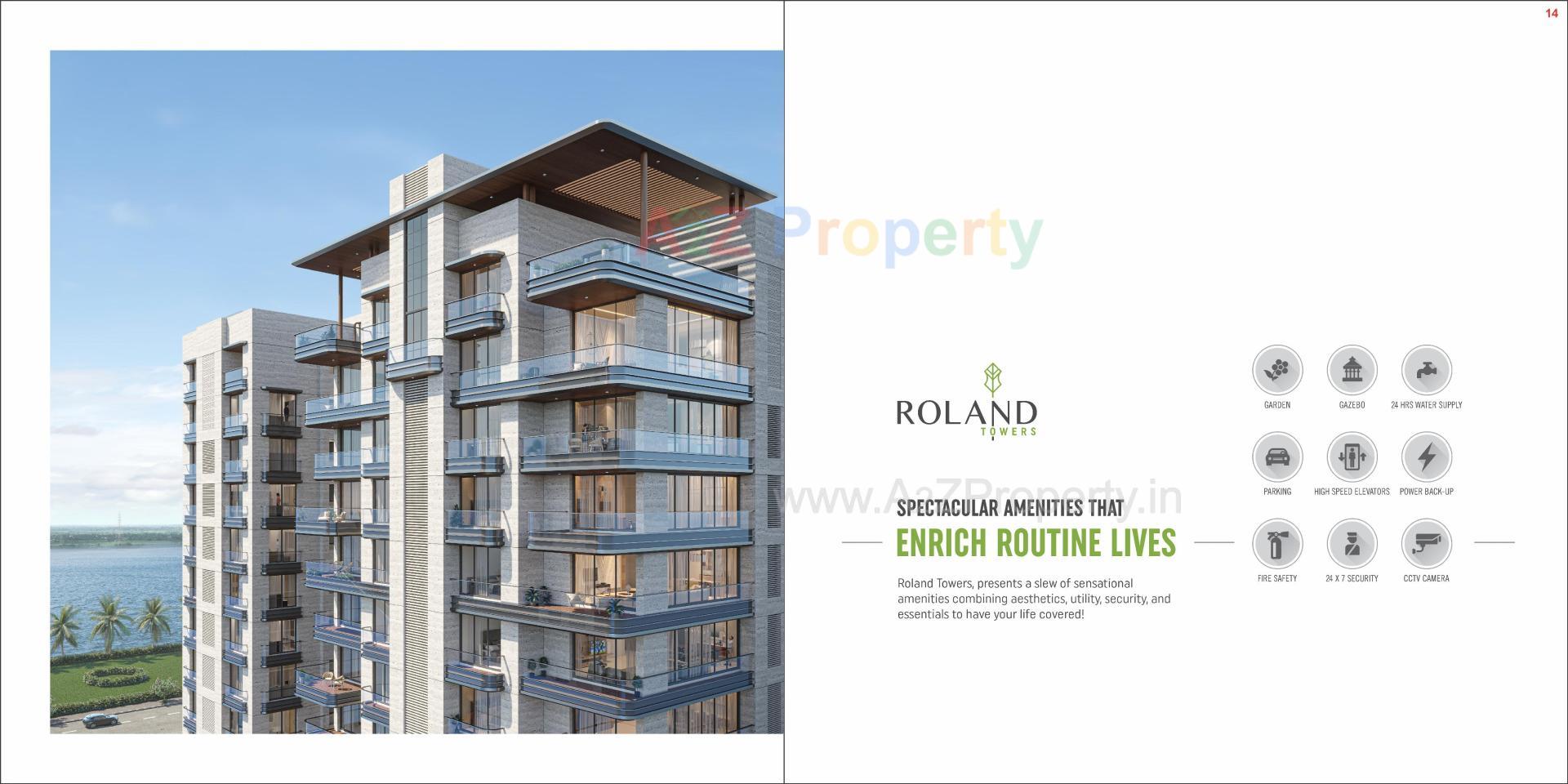  of real estate project Roland Towers located at Magdalla, Surat, Gujarat