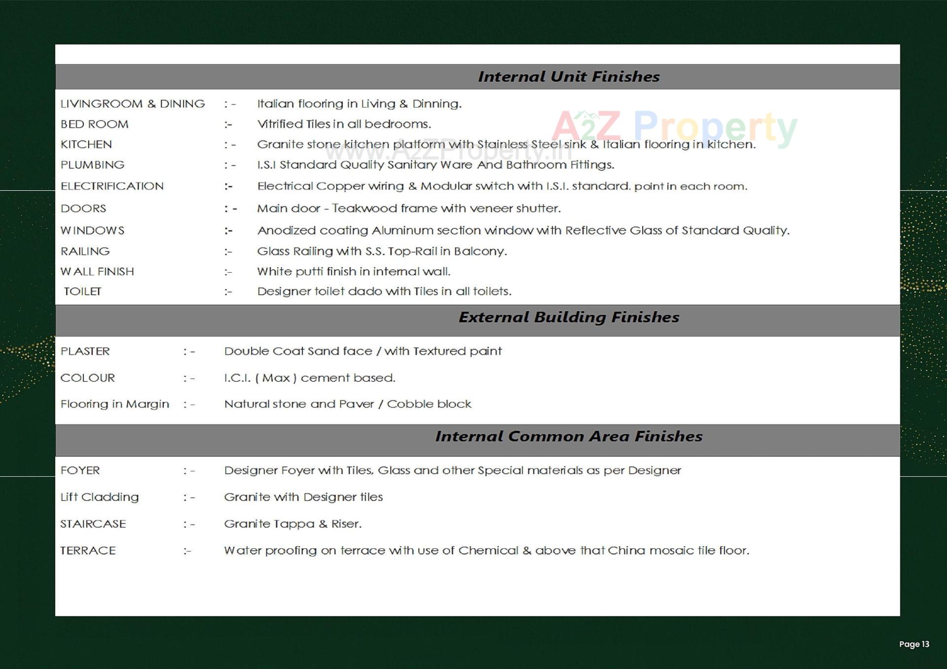  of real estate project Rolex Tower located at Vesu, Surat, Gujarat
