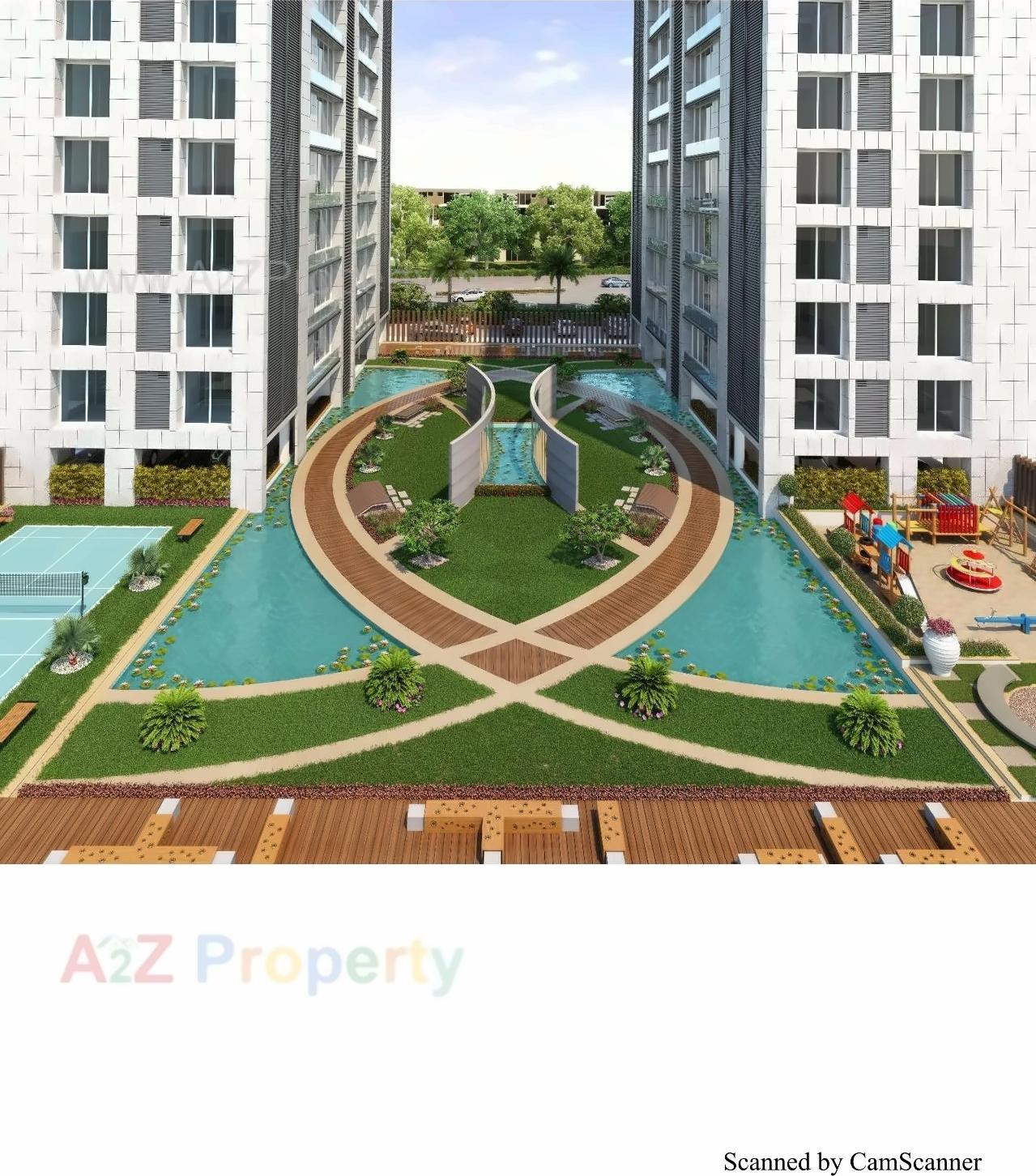 3D Elevation of real estate project Roscoe located at Dabholi, Surat, Gujarat