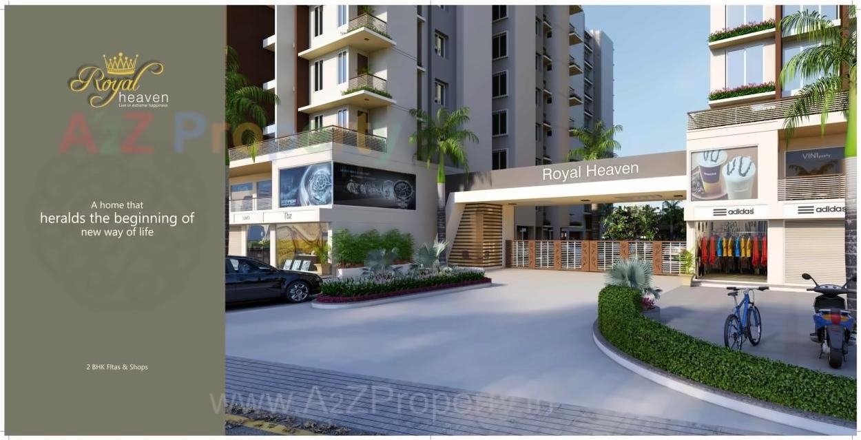 3D Elevation of real estate project Royal Heaven located at Puna, Surat, Gujarat