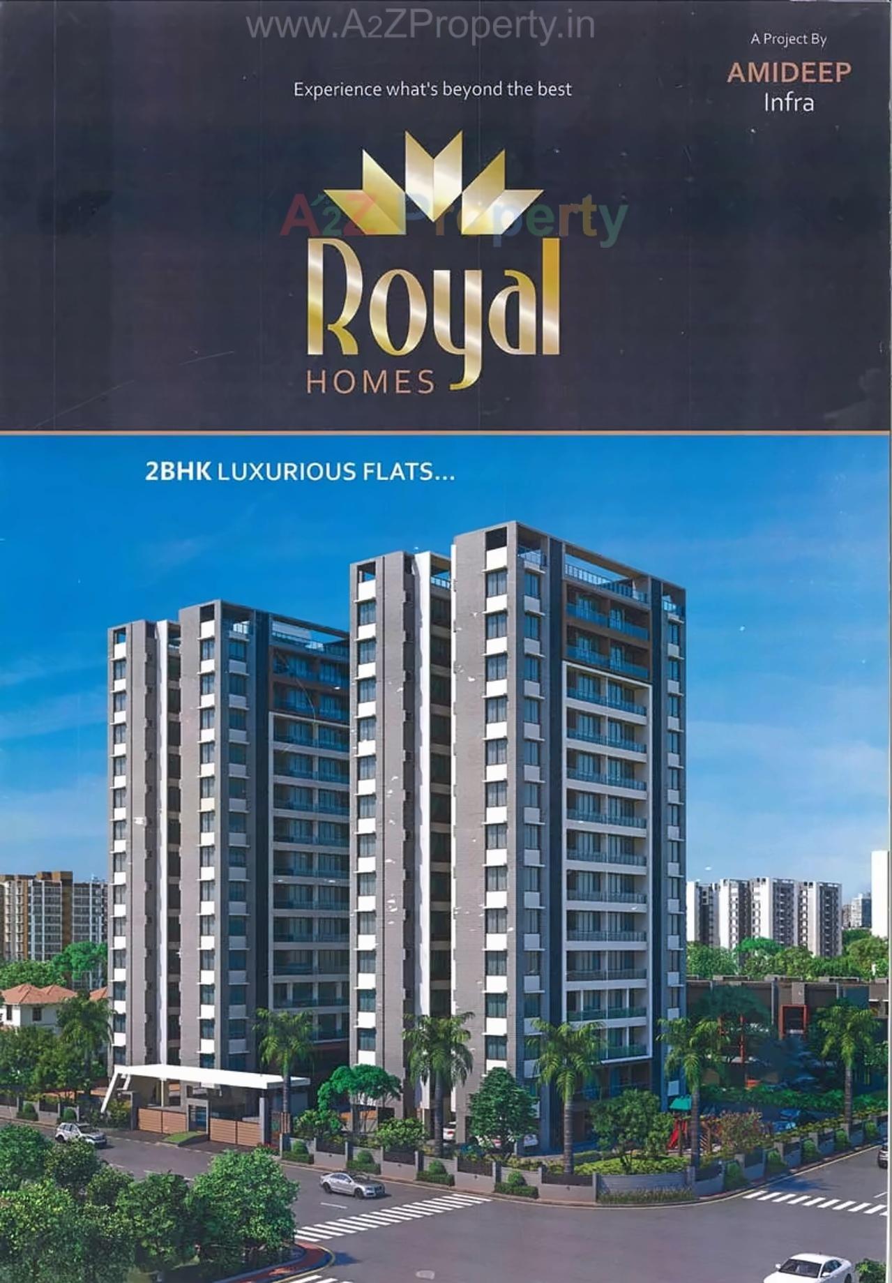 3D Elevation of real estate project Royal Homes located at Puna, Surat, Gujarat