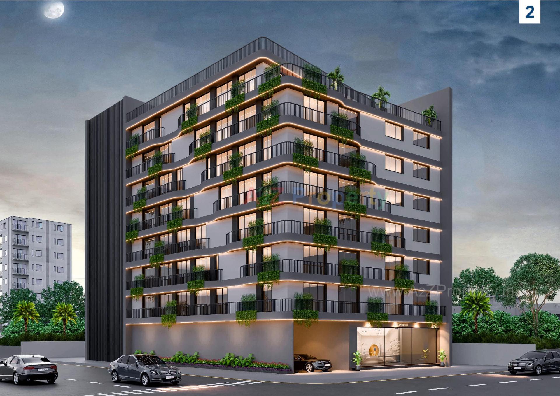 3D Elevation of real estate project Royal House located at Ka, Surat, Gujarat
