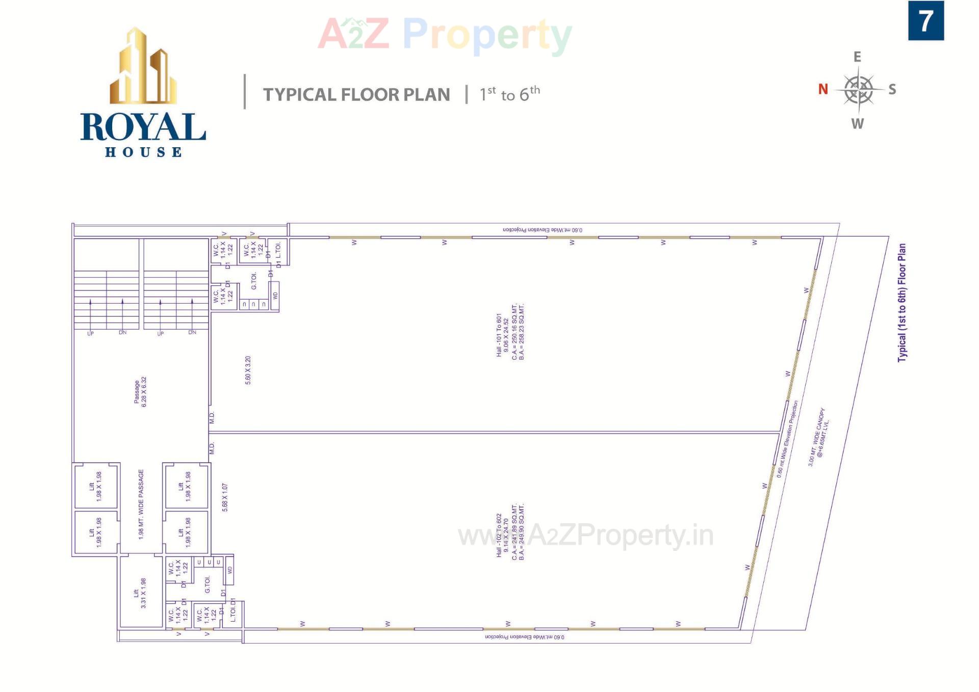  of real estate project Royal House located at Ka, Surat, Gujarat