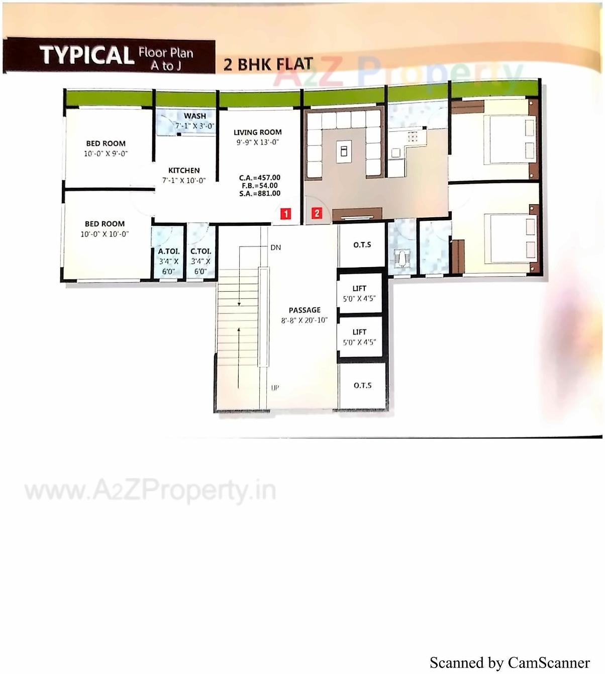 Layout of real estate project Royal Palace located at Dindoli, Surat, Gujarat