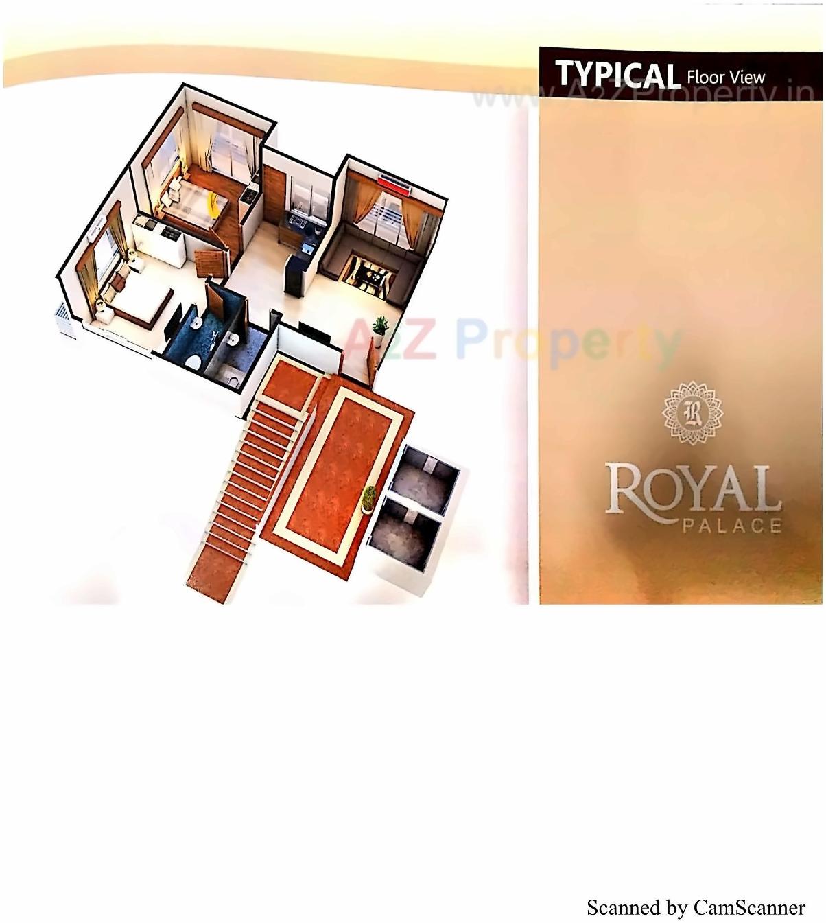 Layout of real estate project Royal Palace located at Dindoli, Surat, Gujarat