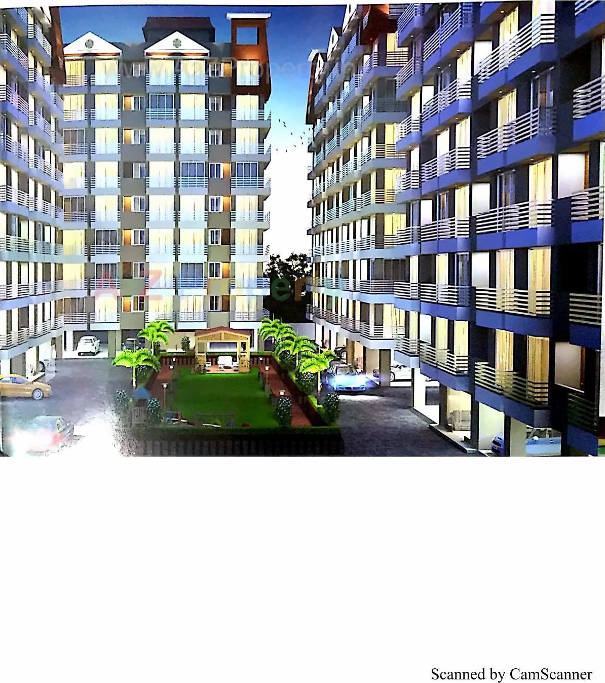 3D Elevation of real estate project Royal Palace located at Dindoli, Surat, Gujarat