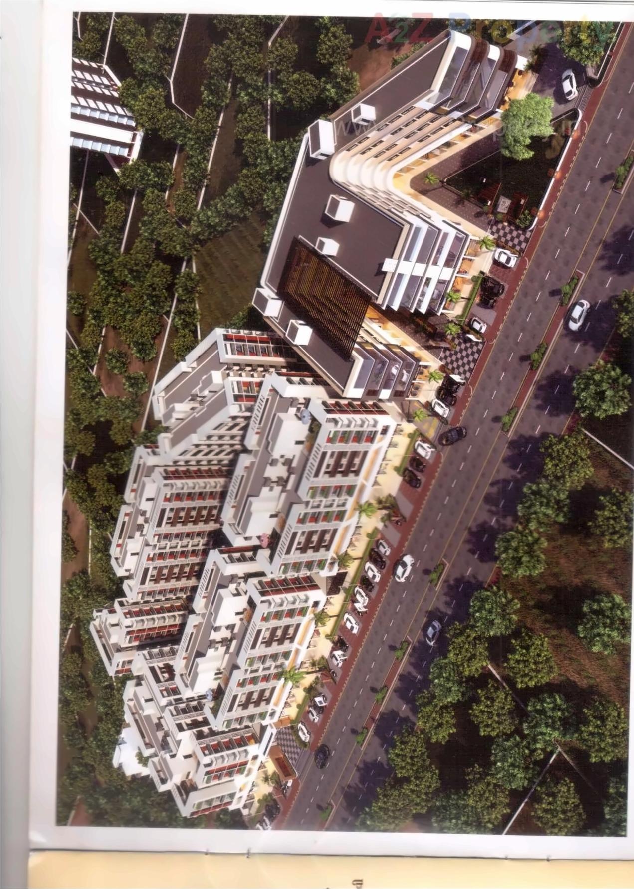 3D Elevation of real estate project Royal Residency located at Variav, Surat, Gujarat