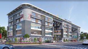 Elevation of real estate project Royal Titanium located at Palanpor, Surat, Gujarat