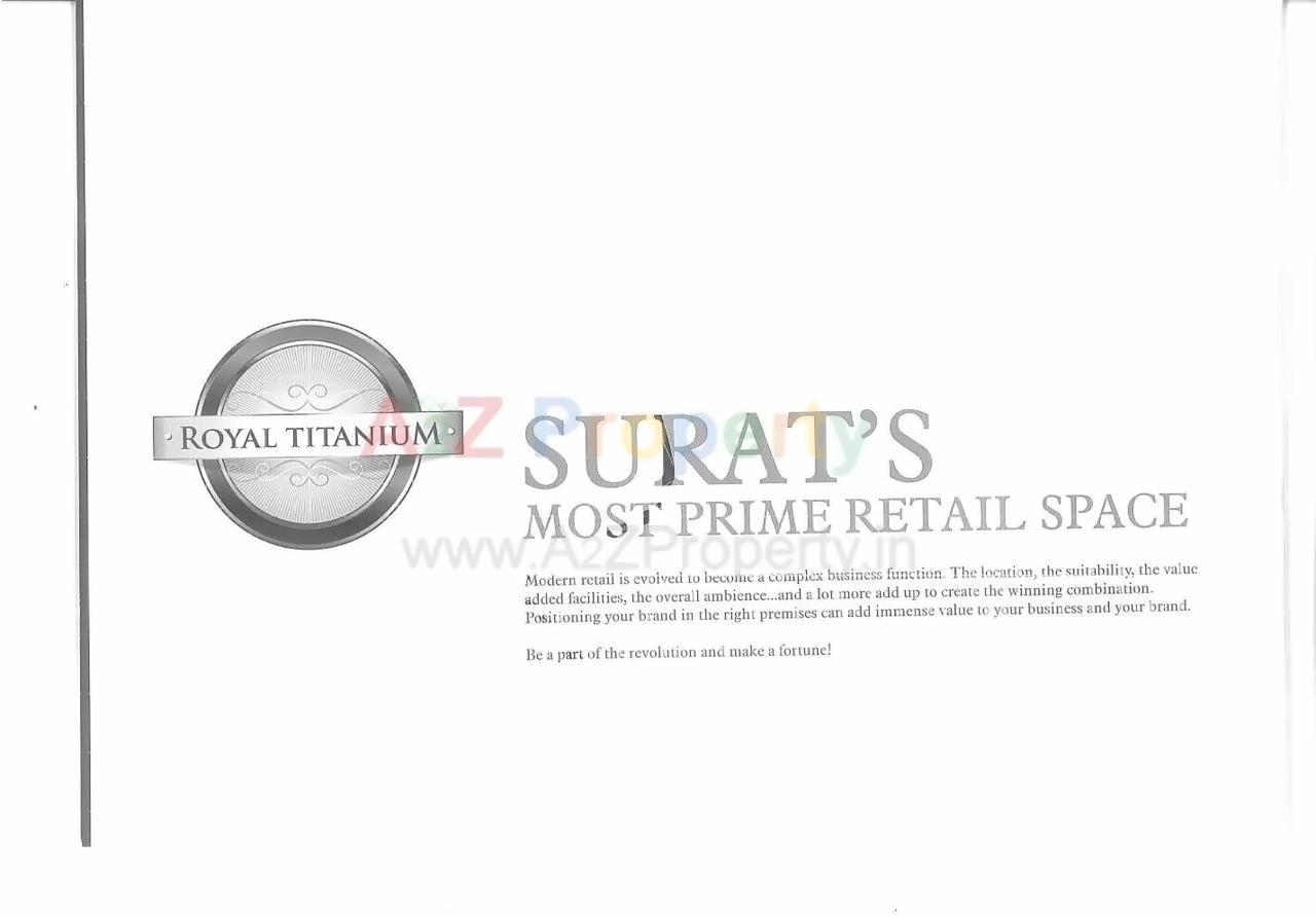  of real estate project Royal Titanium located at Palanpor, Surat, Gujarat