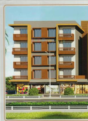 Elevation of real estate project Rudra Palace located at Dindoli, Surat, Gujarat