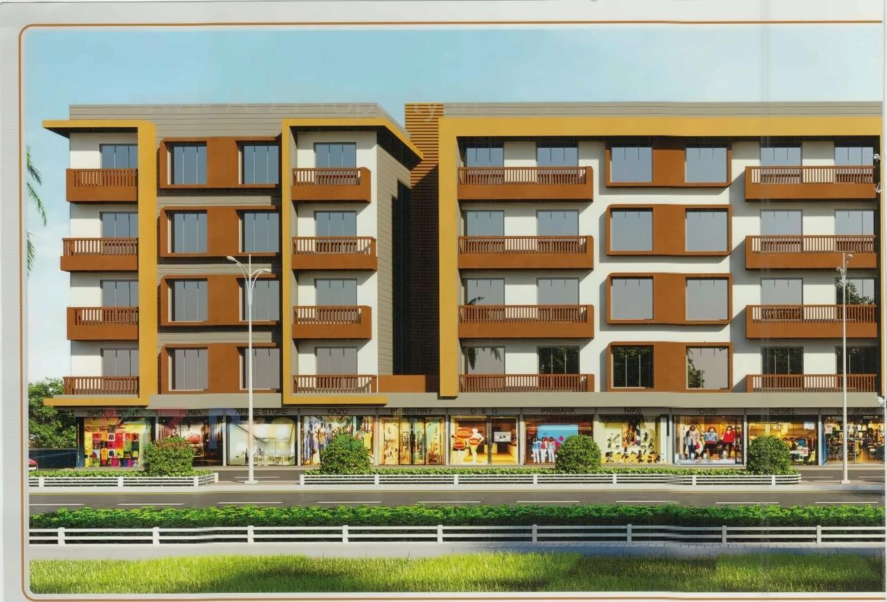3D Elevation of real estate project Rudra Palace located at Dindoli, Surat, Gujarat