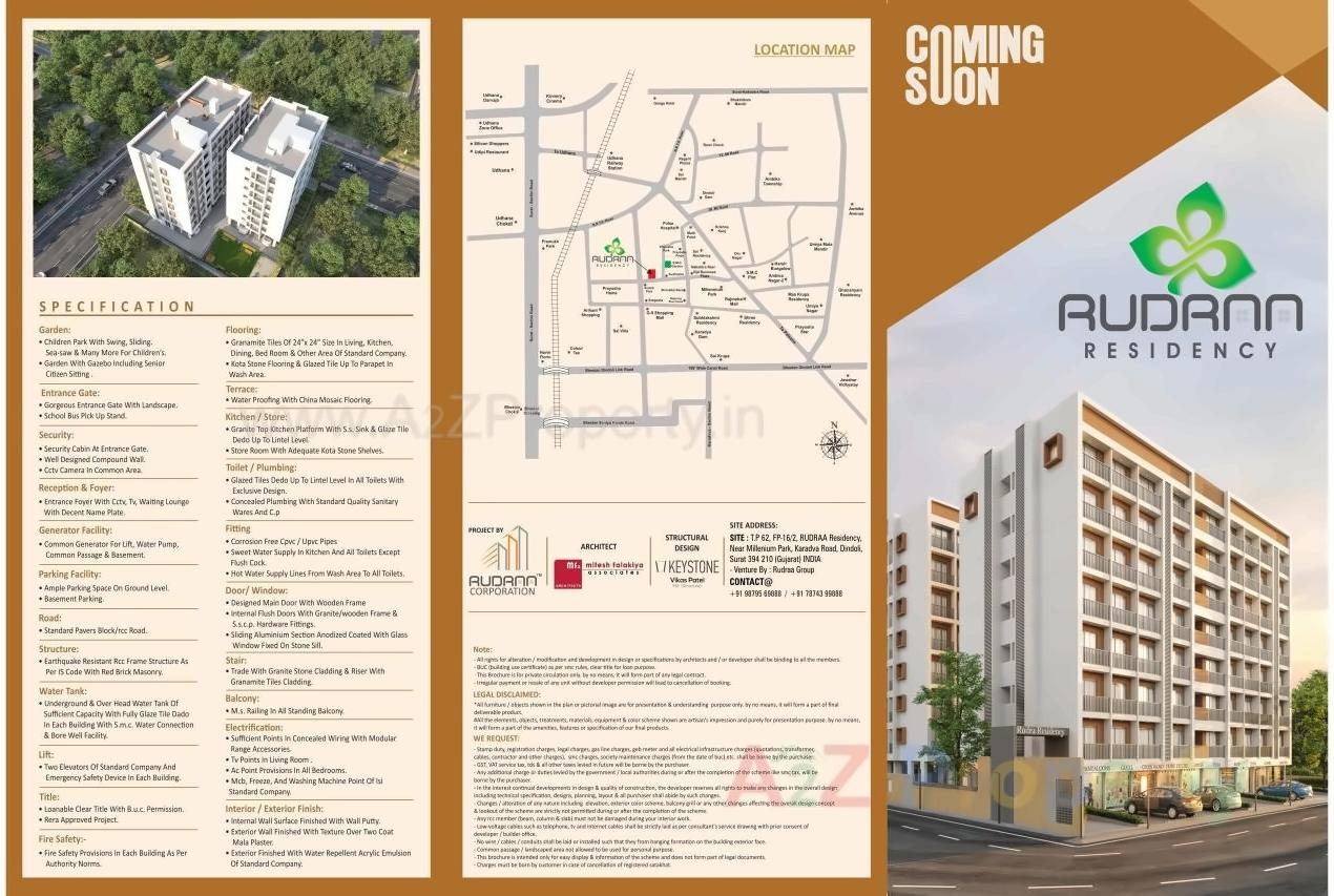  of real estate project Rudraa Residency located at Surat, Surat, Gujarat