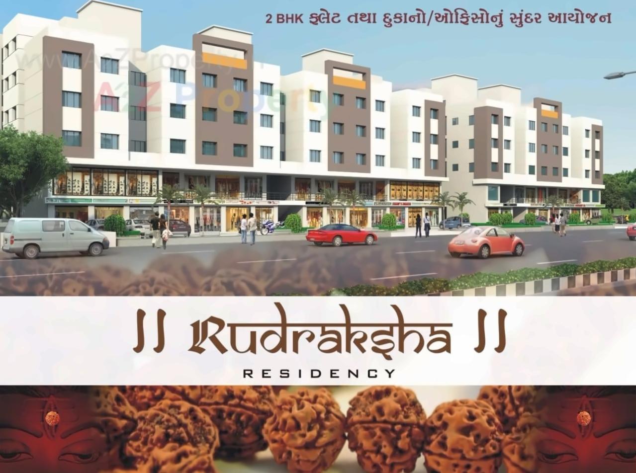 3D Elevation of real estate project Rudraksha Residency located at Jiav, Surat, Gujarat