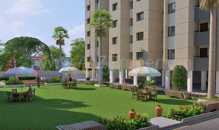 3D Elevation of real estate project Rupak Flats located at Kavas, Surat, Gujarat