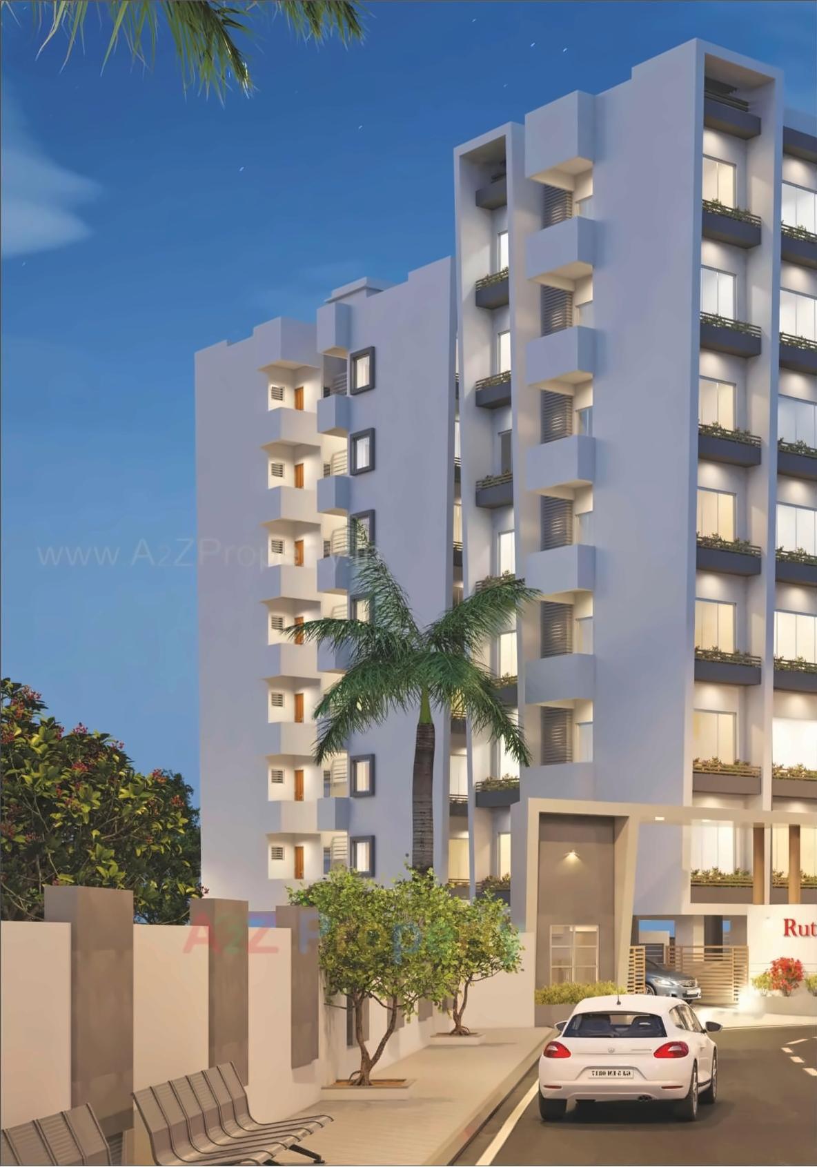 3D Elevation of real estate project Ruturaj Residency located at Chhaprabatha, Surat, Gujarat