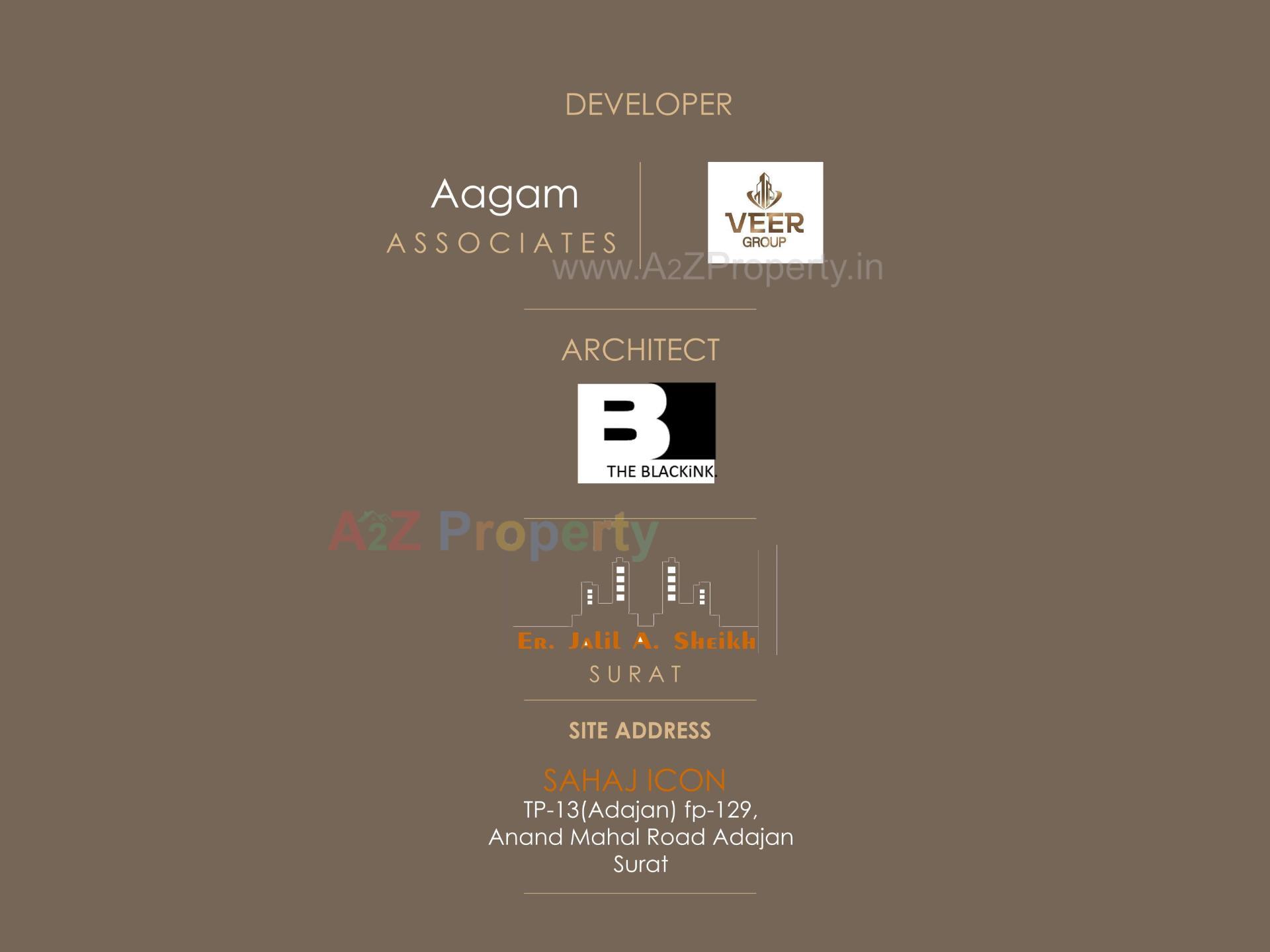  of real estate project Sahaj Icon located at Adajan, Surat, Gujarat