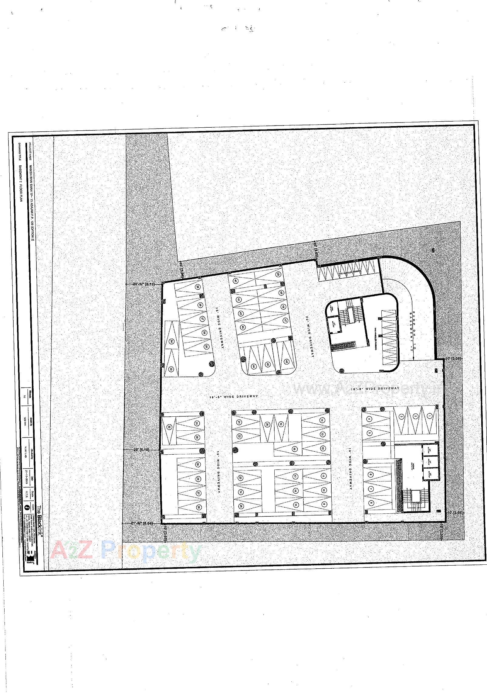 Layout of real estate project Sahaj Icon located at Adajan, Surat, Gujarat