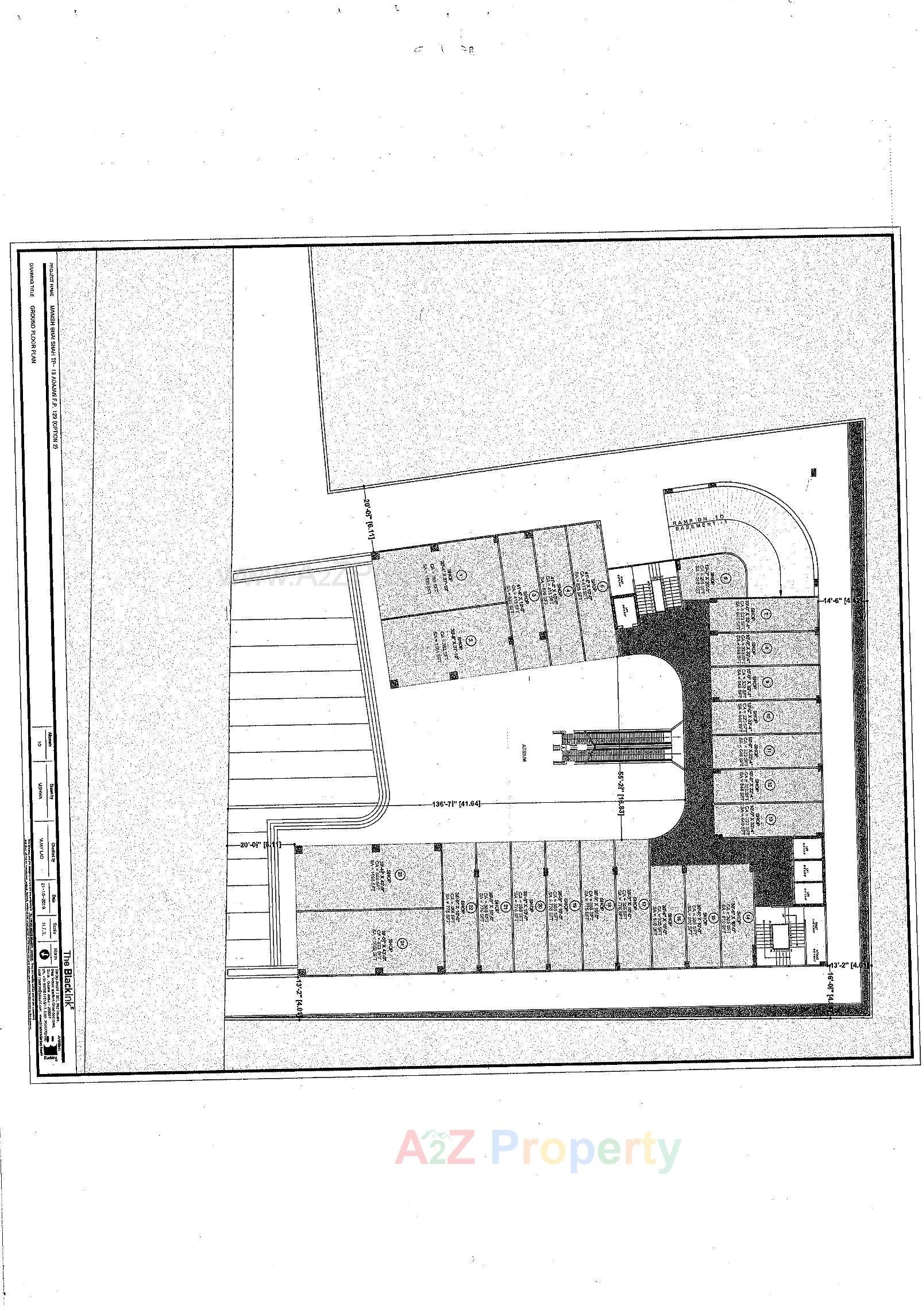 Layout of real estate project Sahaj Icon located at Adajan, Surat, Gujarat
