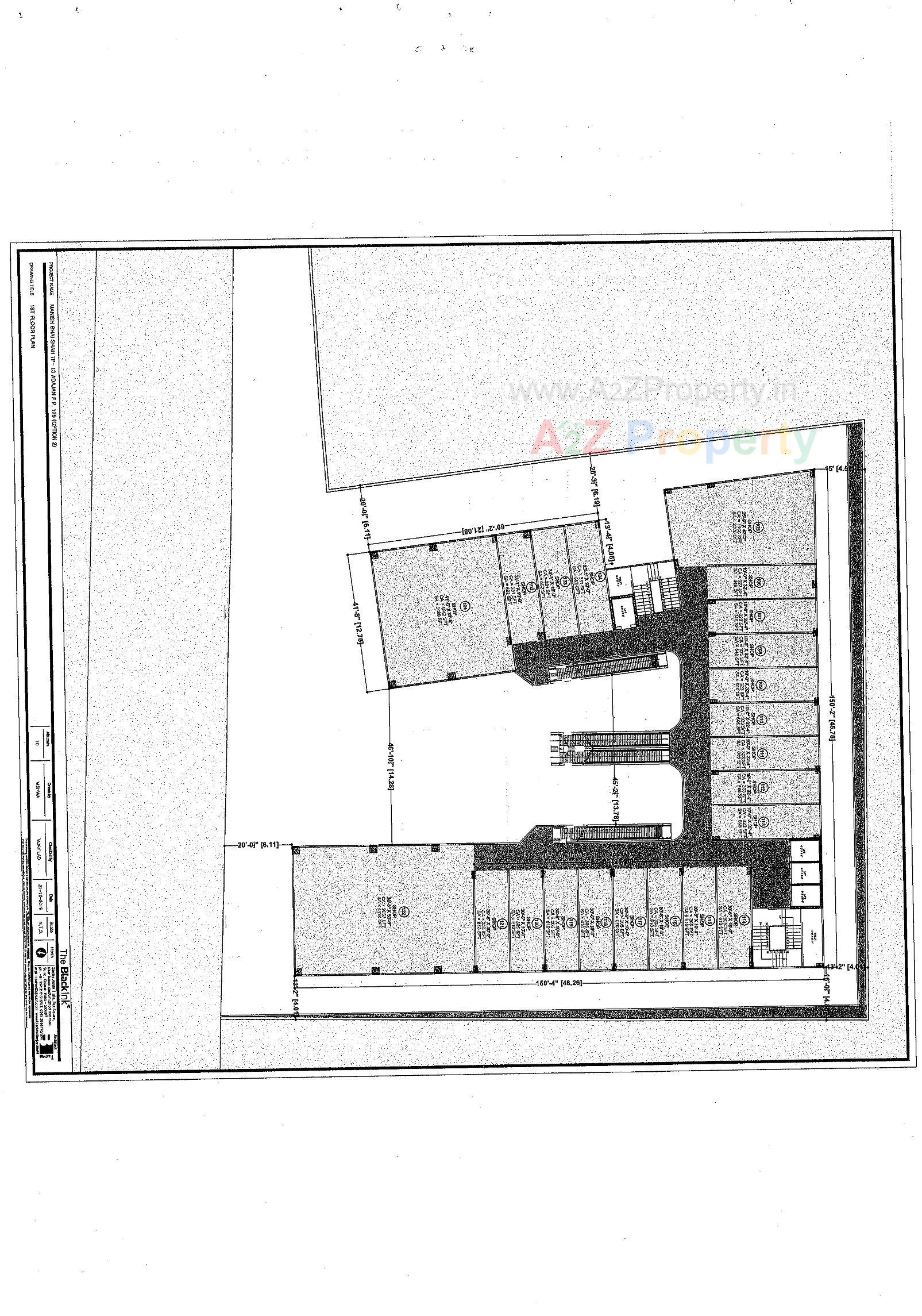 Layout of real estate project Sahaj Icon located at Adajan, Surat, Gujarat