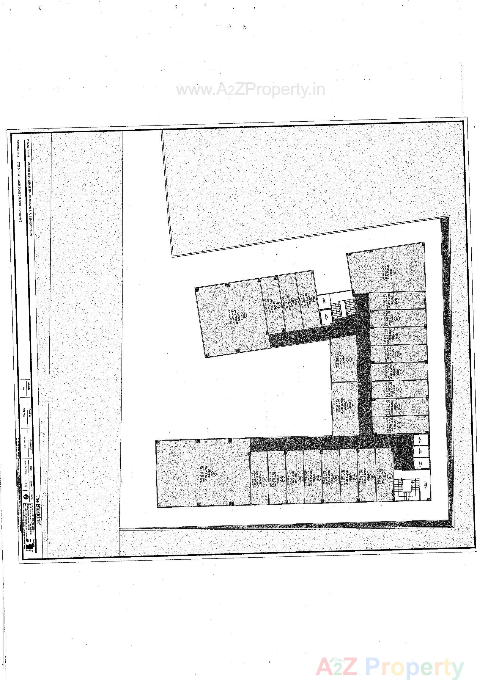 Layout of real estate project Sahaj Icon located at Adajan, Surat, Gujarat